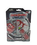 Monsuno Freedomstriker 1 Tüp 1 Kart 1 Figür Lisanslı Monsuno Oyuncakları